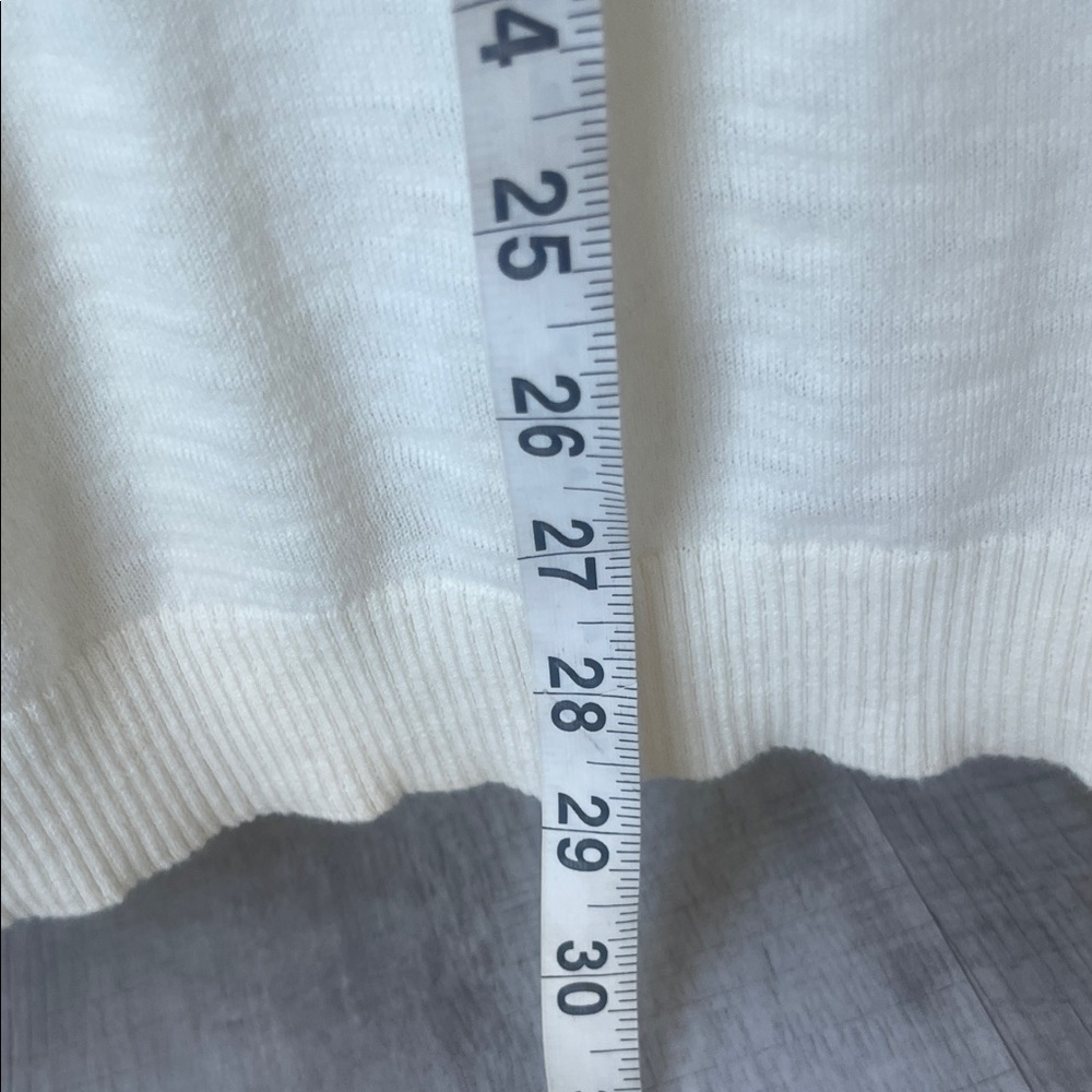 J. Crew Factory Light Cream Open Cardigan, XXS. - Picture 9 of 10
